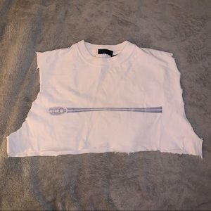 Vintage 90s Heavily Distressed AE Surf Crop Tank